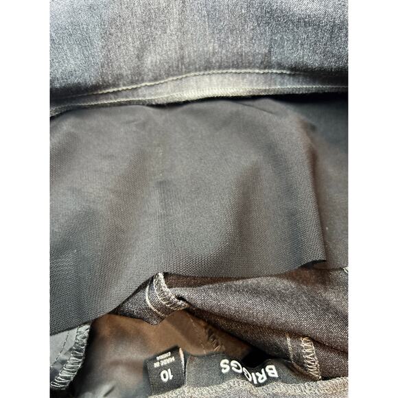 Briggs New York Super Stretch Pull On Stretch Millennium Welt Pockets Size 10 - Picture 9 of 10